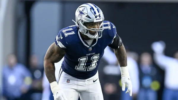 Micah Parsons em ação no jogo entre Cowboys e Bears. Crédito: Jerome Miron-Imagn Images.          Ask ChatGPT