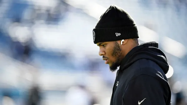 Micah Parsons antes do jogo contra os Jaguars. Crédito: Melina Myers-Imagn Images